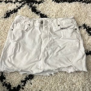 Eunina white jean shirt. Medium